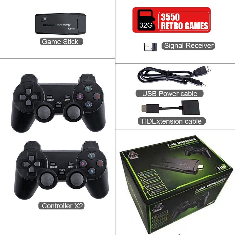 Wireless HD game console by eprolo with HDMI output, featuring PSP and Sega arcade simulation for home TV gaming.