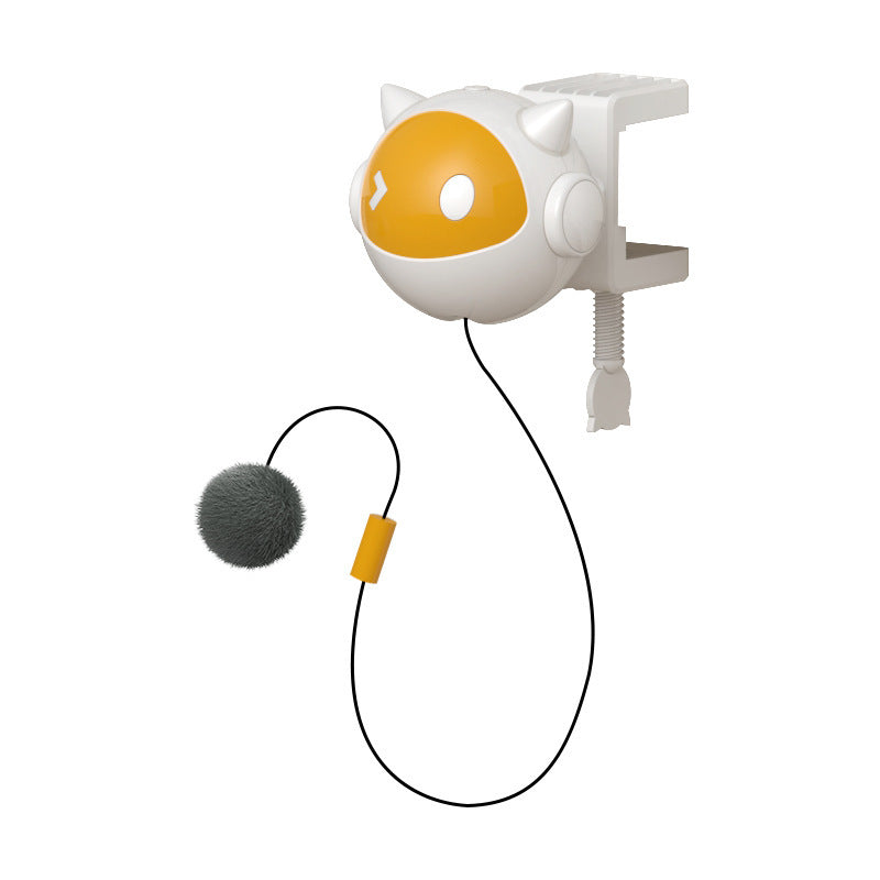 Automatic Interactive Cat Toy Ball with Self-Rotating & Jumping Motion, Electric Pet Teaser for Cats, Anti-Hairball Fun Play - American Smart