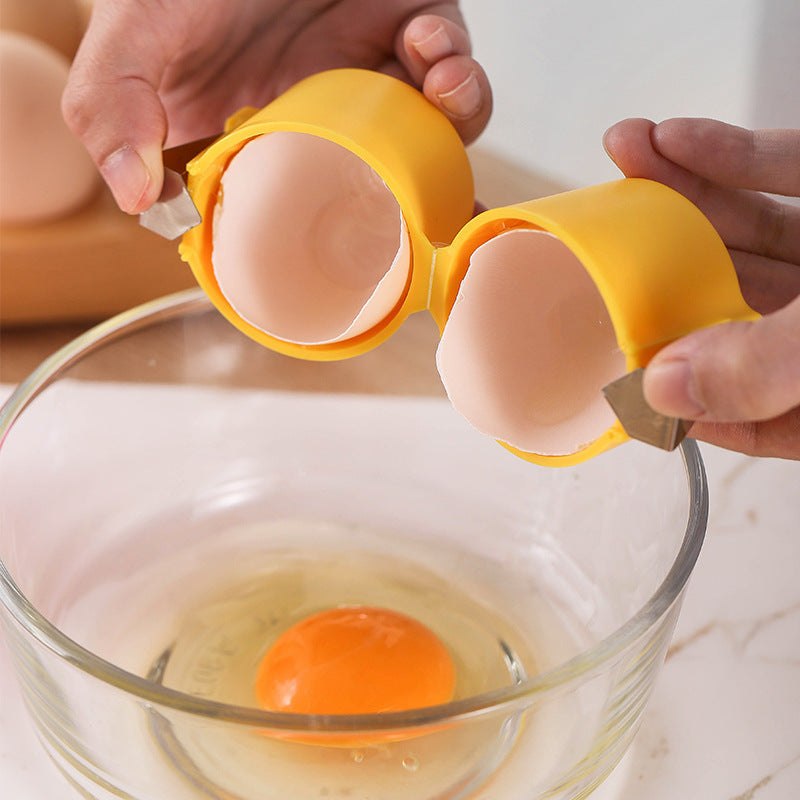Creative egg opener Portable fast egg beater Egg shell opener Kitchen - American Smart