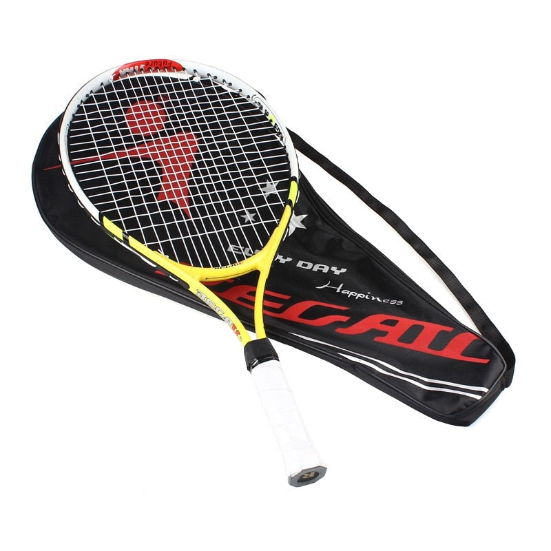 Eprolo junior tennis racquet for kids with a carrying bag, lightweight training racket for youth and children's tennis play.