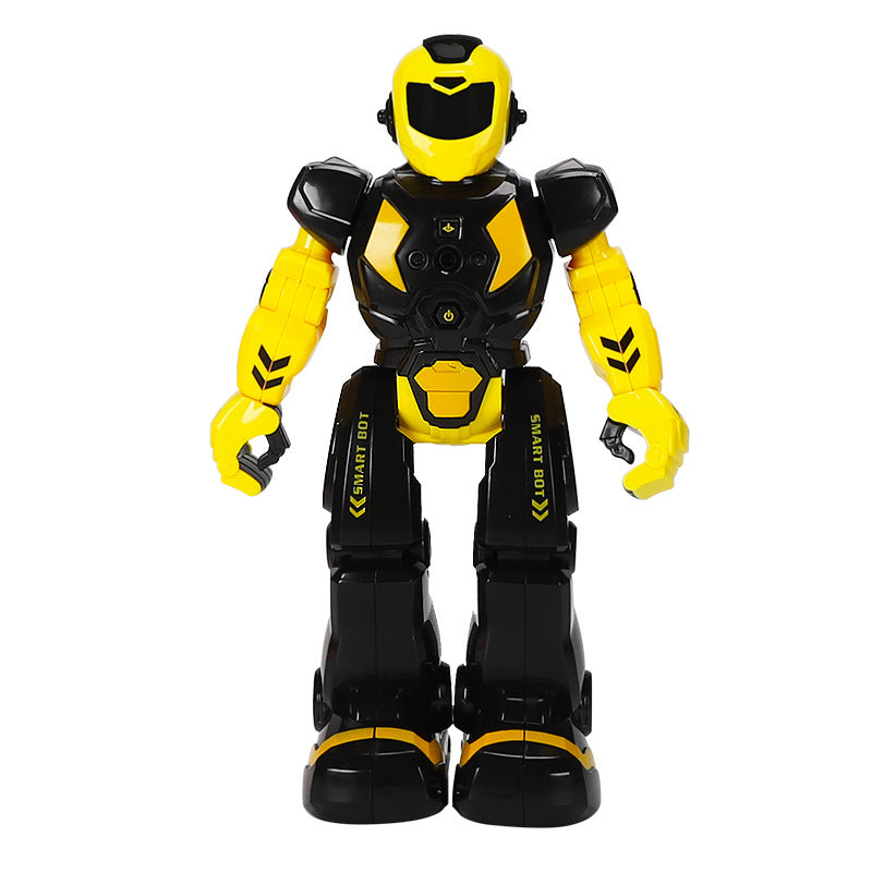 Eprolo Mechanical War Police robot toy for children, featuring singing, infrared induction, and remote control functions.