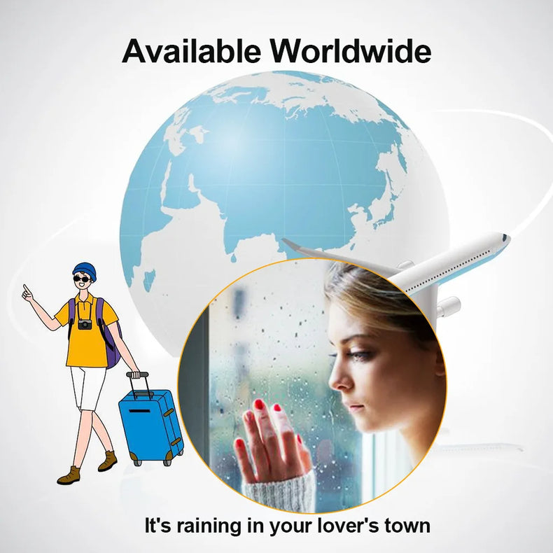 Mini eprolo smart WiFi weather forecast station clock with GIF animations, desktop decoration, and electronic album features.