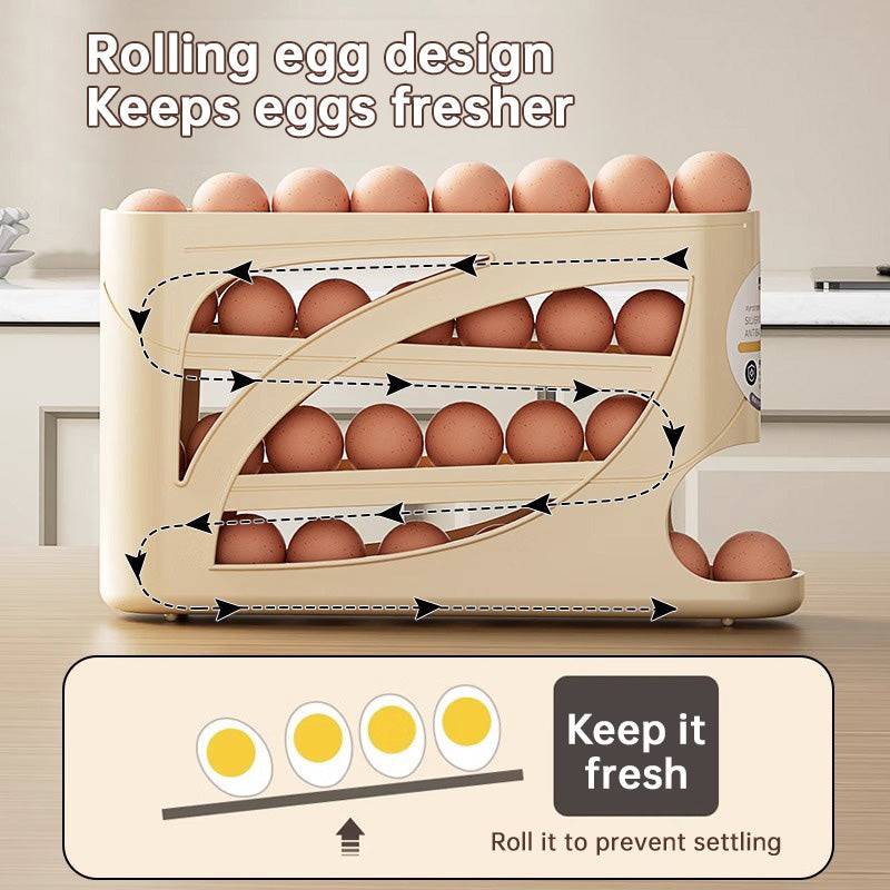 Slide-Roll Egg Box (Fridge Side Door Special Fresh-Keeping) - American Smart
