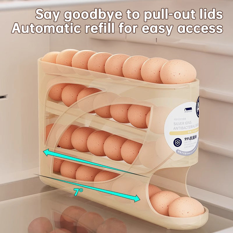 Slide-Roll Egg Box (Fridge Side Door Special Fresh-Keeping) - American Smart