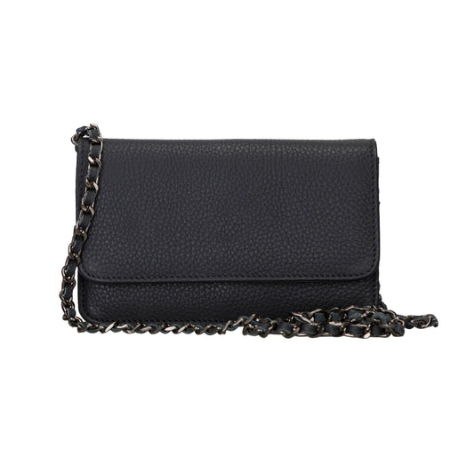 Evanston minimalist leather handbag for women by TORONATA, showing sleek design with smooth leather and simple handles.