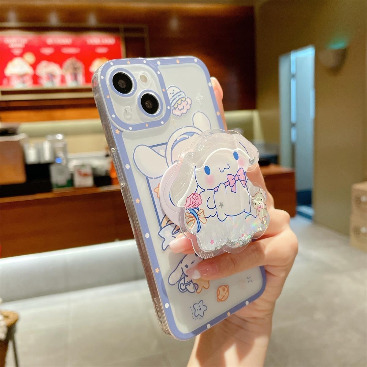 cinnamoroll-sanrio-with-quicksand-stand-phone-case
