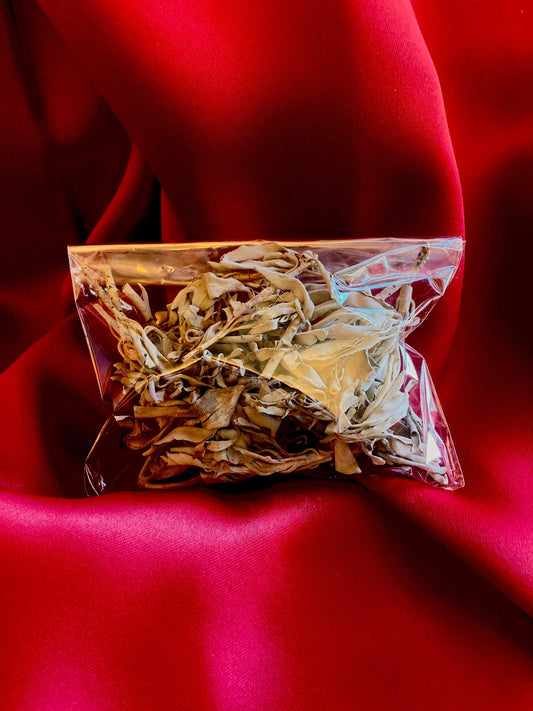 One Ounce Bag of White Sage Leaves/Herbal Incense (1 oz)-0