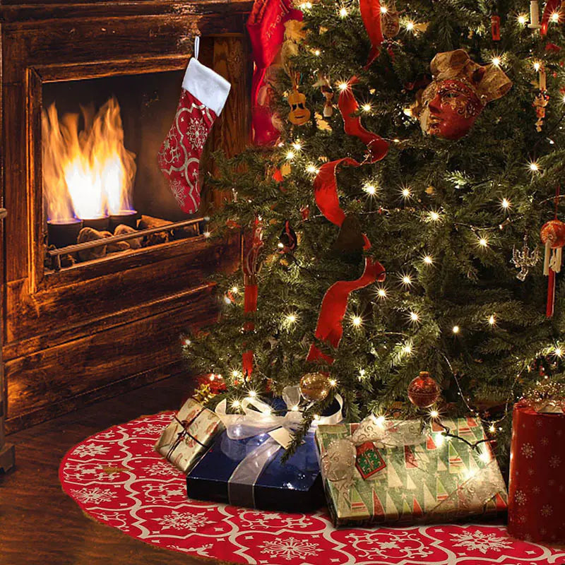 New Christmas Tree Skirt for Outdoor Decoration