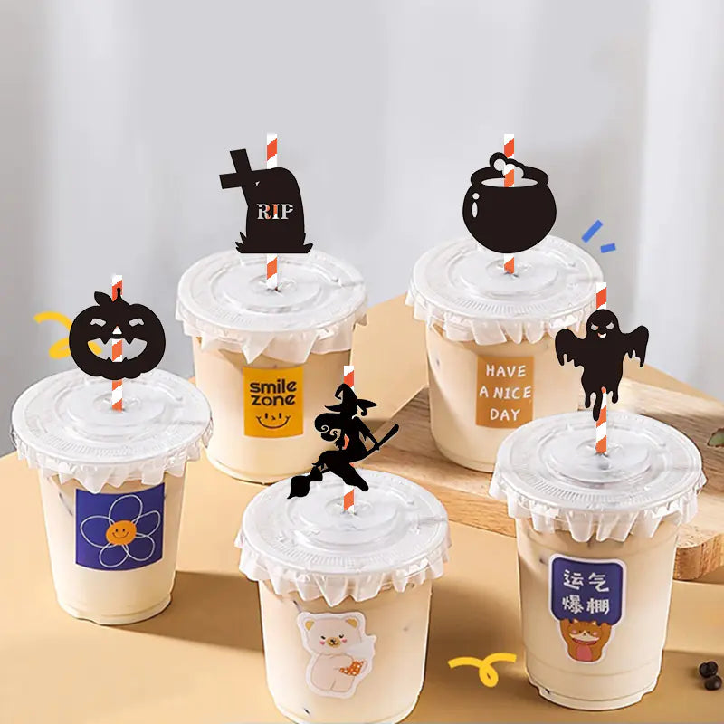 10PCS Halloween Day of the Dead Cake Decoration Set
