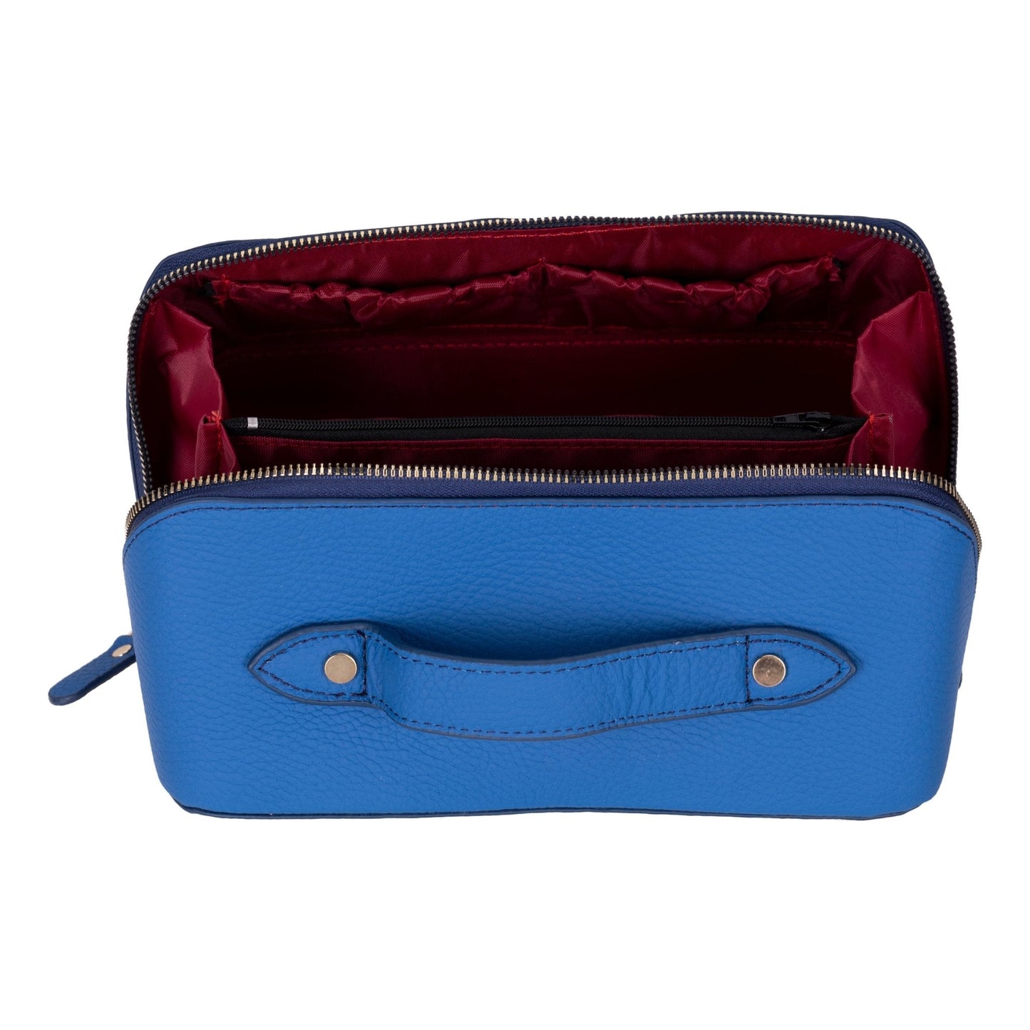 Haines Leather Cosmetic Bag – Stylish & Durable Makeup Bag for Travel