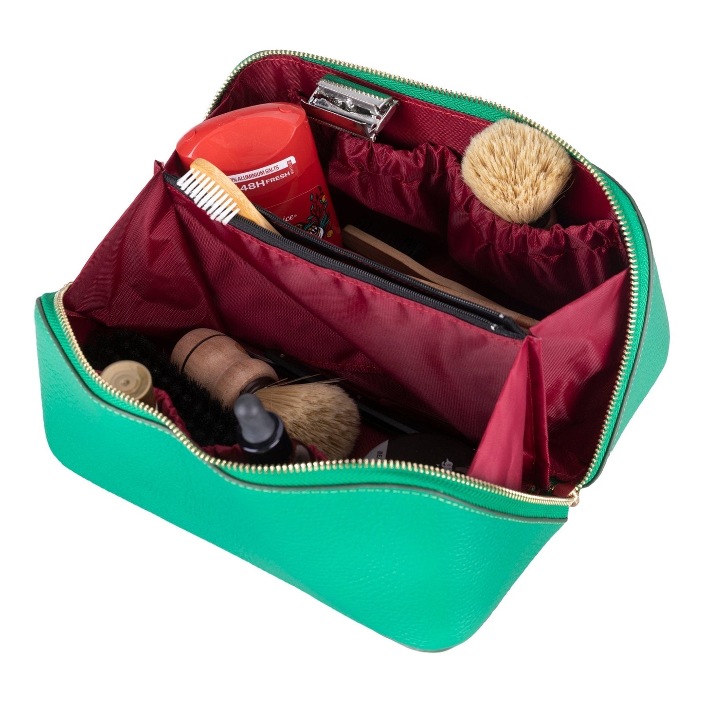 Haines Leather Cosmetic Bag – Stylish & Durable Makeup Bag for Travel