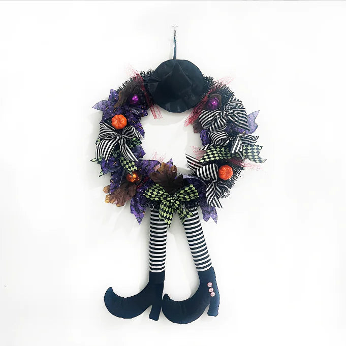 Halloween Skull Wreath for Haunted House Decoration