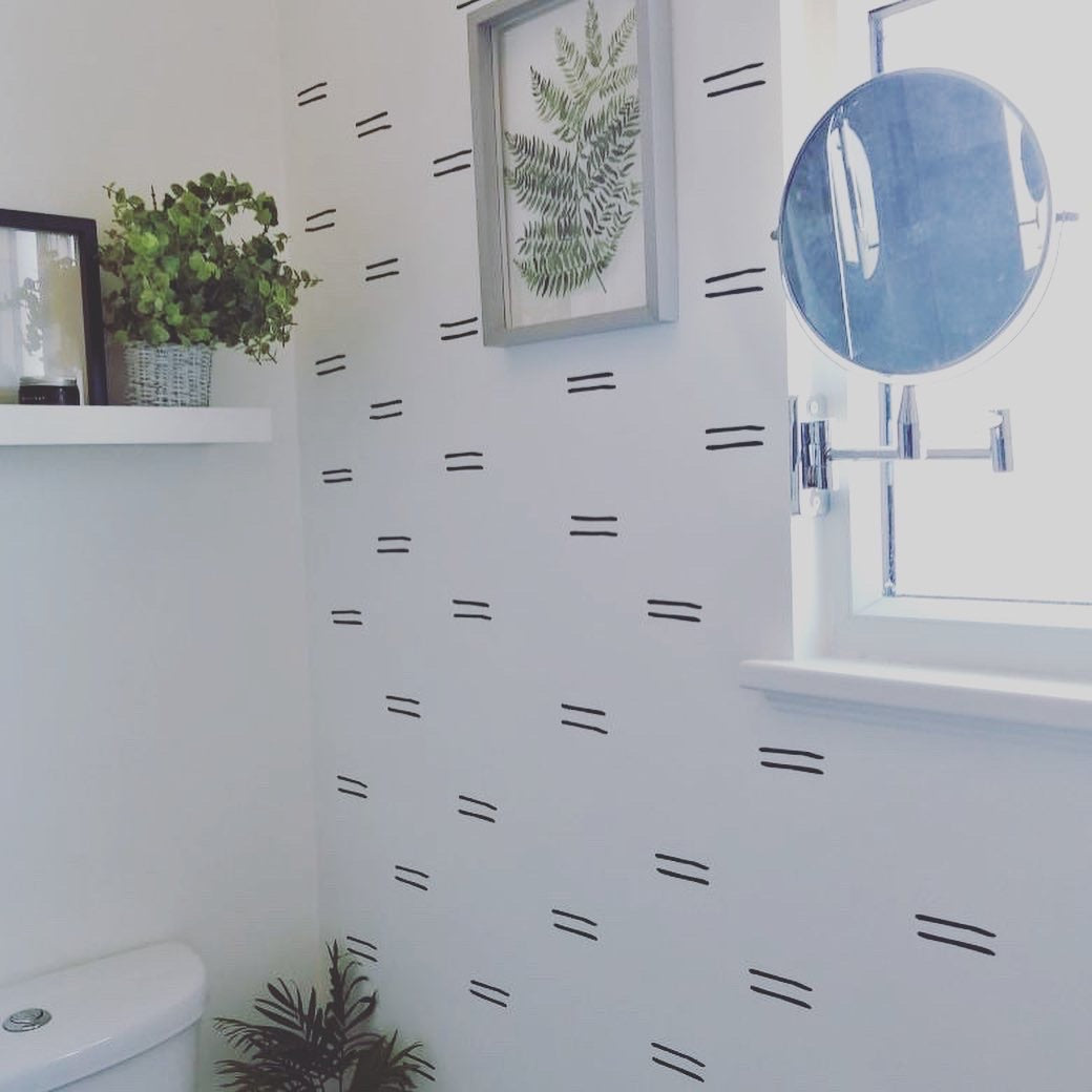 Assorted Shapes Personalised Wall Stickers Bedroom Kids Nursery Dressing Room Home Decor Murals-5