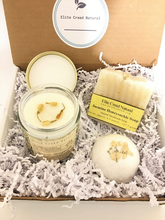Jasmine Honeysuckle Candle Gift Set-0