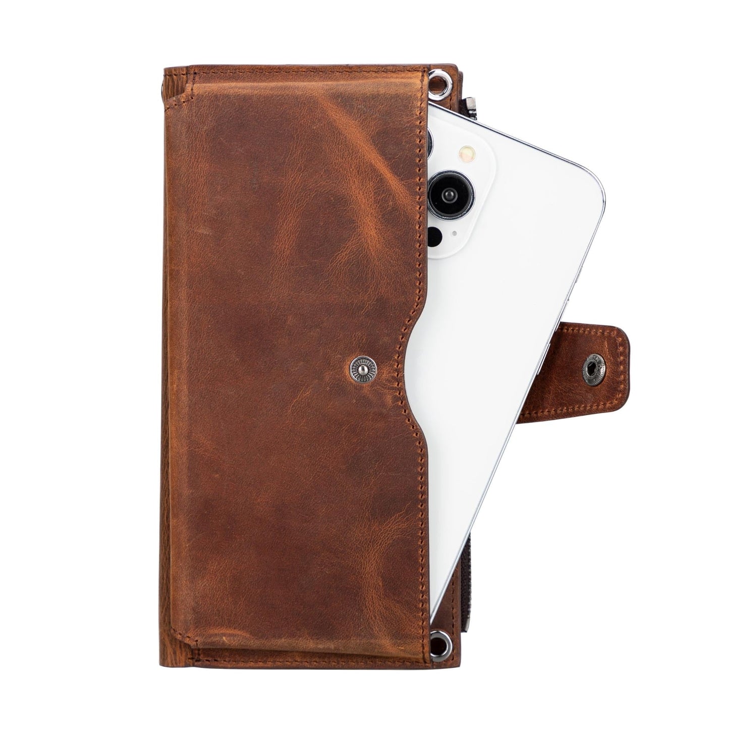 Kaycee Leather Women's Cell Phone Wallet with Strap