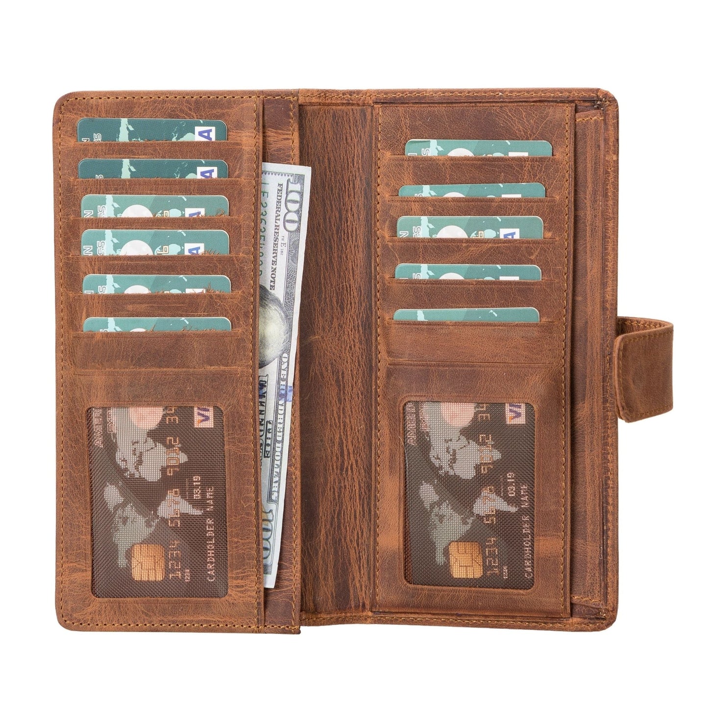 Lander Leather Phone Wallet and Multiple Card Holder for Women