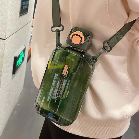 Large Capacity Sports Kettle with Lanyard