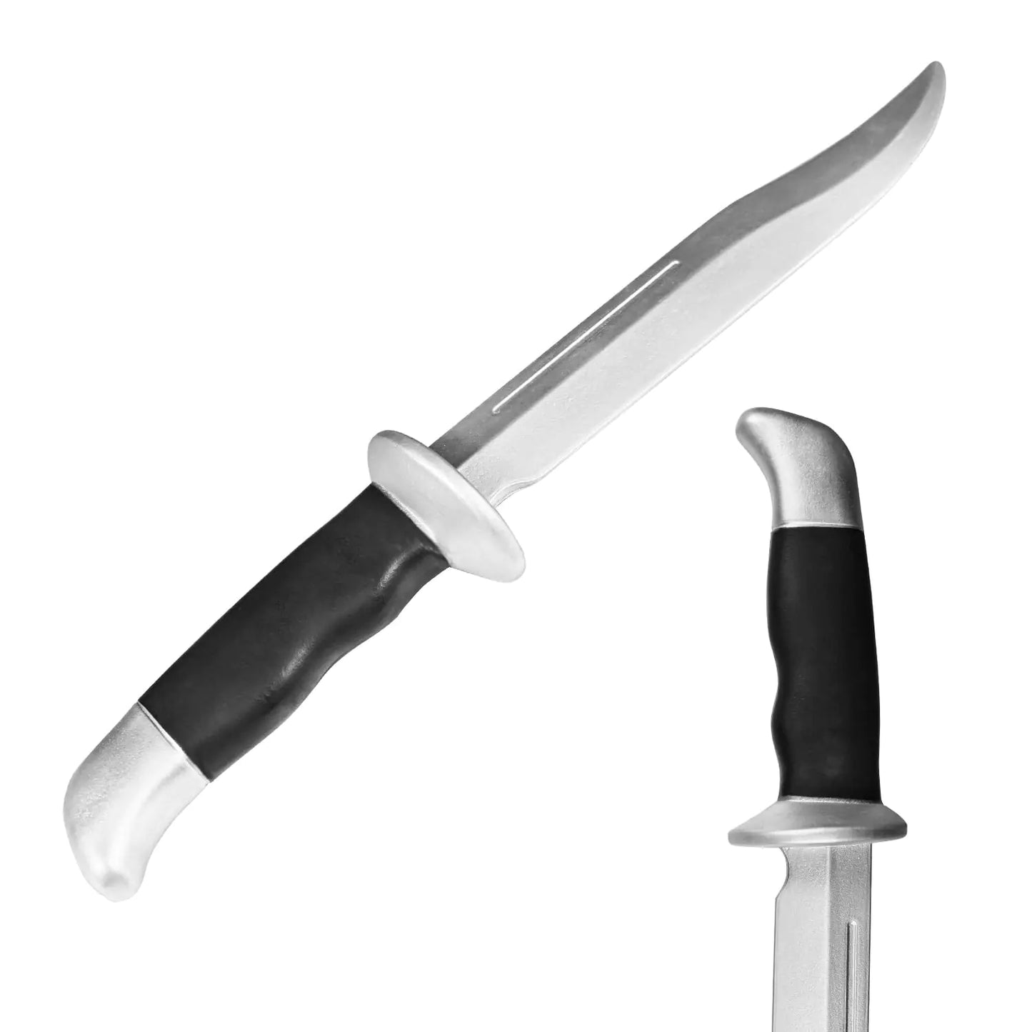 UUW Halloween Foam Rubber Training Fake Knife 13.5 inches Cosplay Martial Arts Safe Practice Knives Halloween Decoration Props