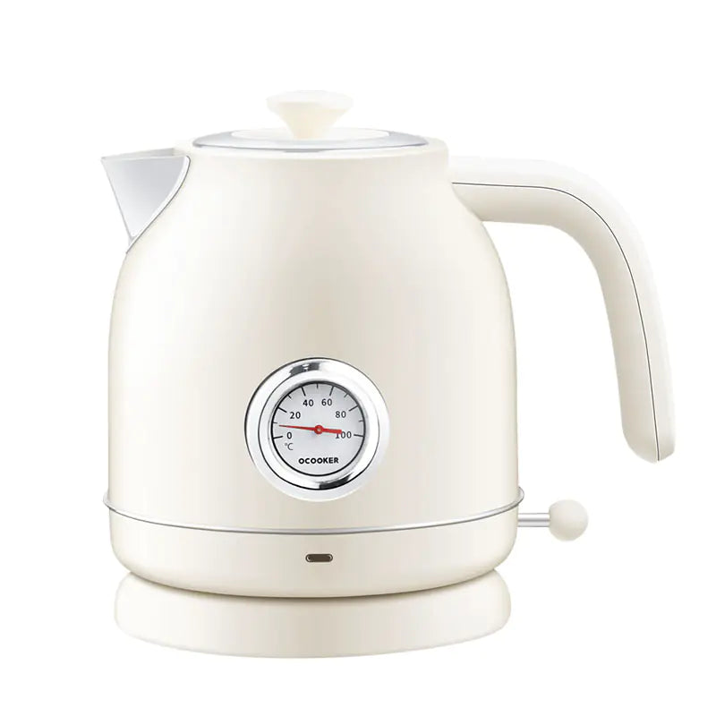 Vintage Electric Kettle 1.7L 304 Stainless Steel