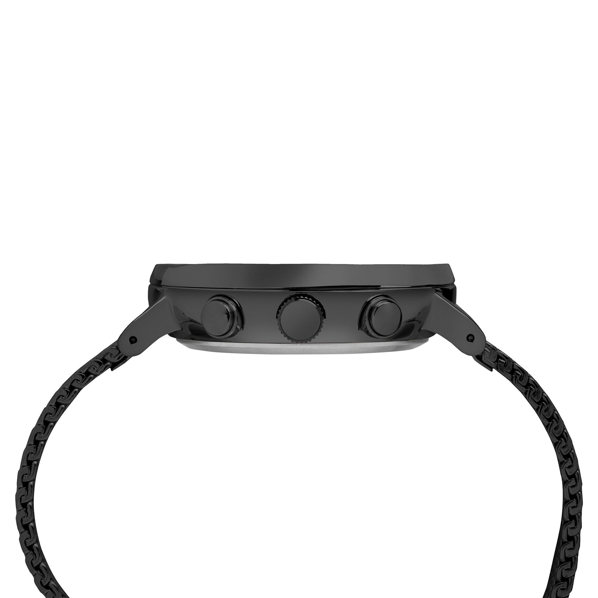 TIMEX TW2R27300 FAIRFIELD ESSENTIAL - MEN'S BLACK STAINLESS STEEL & INDIGLO WATCH-1