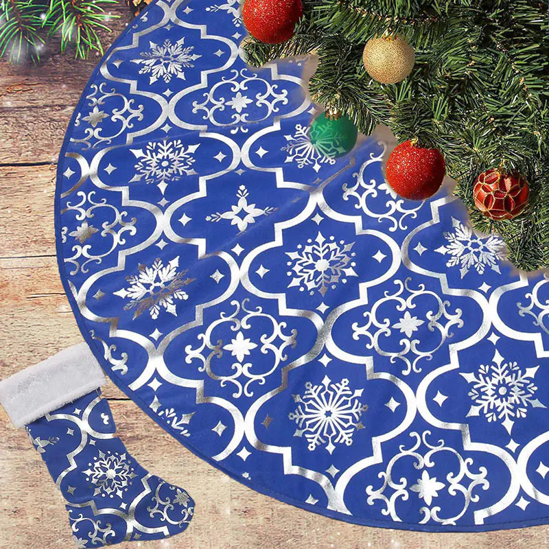 New Christmas Tree Skirt for Outdoor Decoration