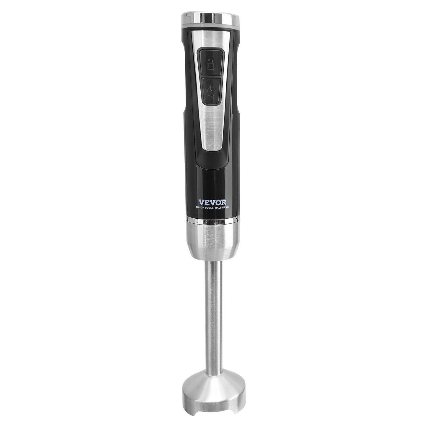 VEVOR Commercial Immersion Blender, 200 Watt 8-Speed Heavy Duty Immersion Blender, Stainless Steel Blade Copper Motor Hand Mixer, USB Charging Cable Multi-purpose Easy Control Grip Stick Mixer, Black-7