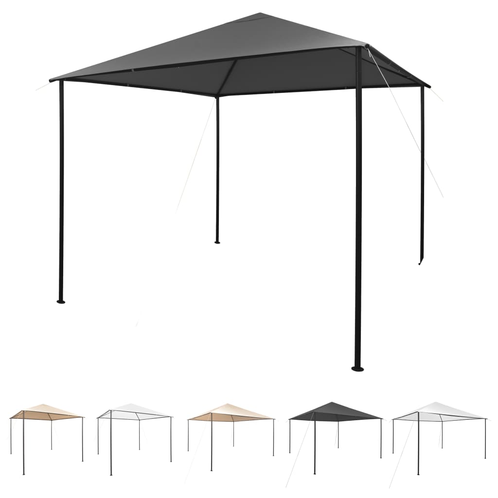 vidaXL Gazebo Outdoor Canopy Tent Patio Pavilion Wedding Party Tent with Roof-5