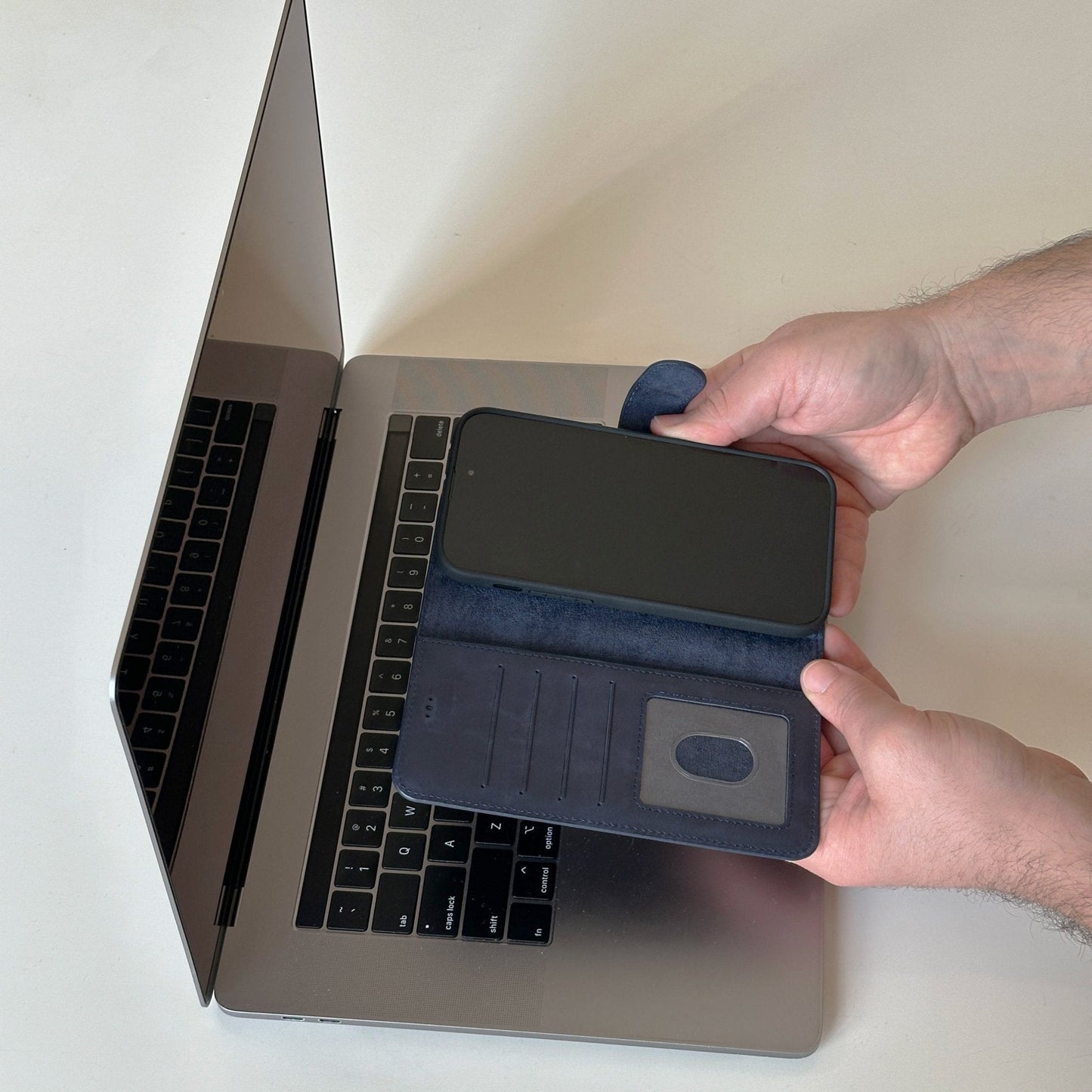 Vegas Premium Leather iPhone 15 Plus Wallet Case with MagSafe | Detachable RFID Blocking Luxury Wallet